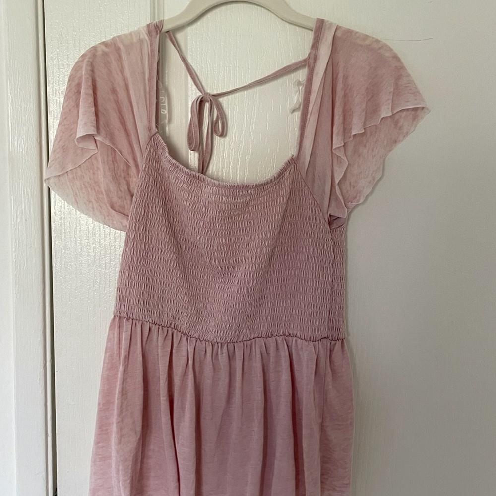Pink Top Including Back Blouse Design - Picture 2 of 4